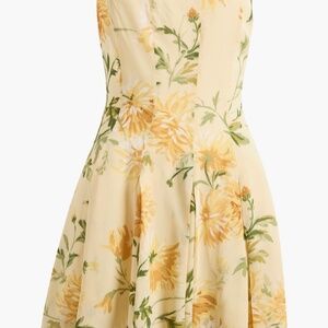 The Reformation mini floral dress